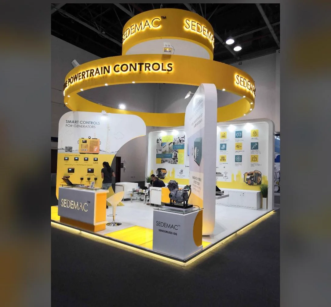 SEDEMAC exhibition stand at Automechanika Dubai 2025, Dubai World Trade Centre, built by Nova Elite